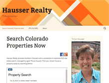 Tablet Screenshot of hausserrealty.com